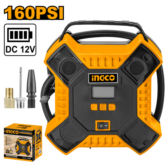 Автомобильный компрессор 11 бар INGCO AAC1601 Автомобильный компрессор 11 бар INGCO AAC1601