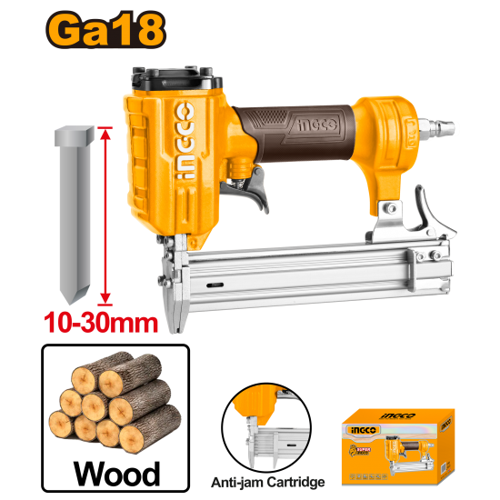 Пневматический нейлер для гвоздей INGCO ABN10301 INDUSTRIAL