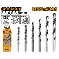Набор сверл по металлу 6 шт. AKD1055 Набор сверл по металлу 6 шт. AKD1055