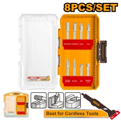 Набор твердосплавных фрез 8 шт (12/24) INGCO AKDL10801 INDUSTRIAL