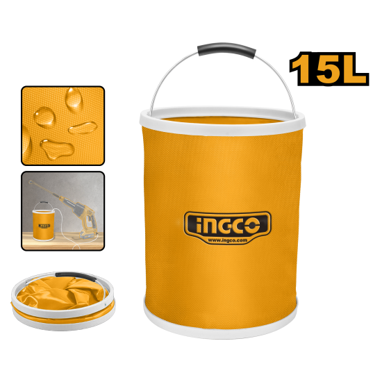 Складное ведро 15 л INGCO AMFB15 (ПП 353) Складное ведро 15 л INGCO AMFB15 (ПП 353)