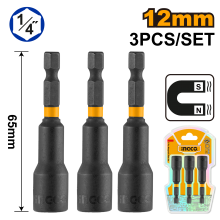 Набор магнитных торцевых головок 12 мм 1/4