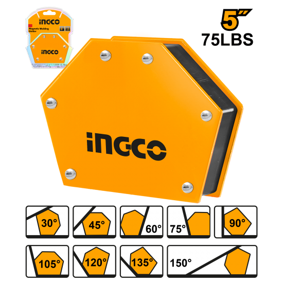 Угольник магнитный INGCO AMWH75052 Угольник магнитный INGCO AMWH75052