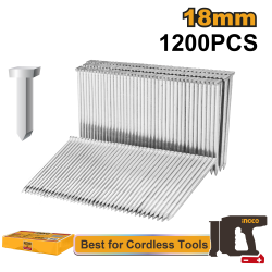 Гвозди для пневмостеплера 18 мм 1200 шт (20) INGCO ANA12018 Гвозди для пневмостеплера 18 мм 1200 шт (20) INGCO ANA12018