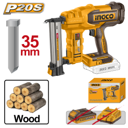 Аккумуляторный нейлер F15-F35 20В (6) INGCO CBNLI2005 INDUSTRIAL Аккумуляторный нейлер F15-F35 20В (6) INGCO CBNLI2005 INDUSTRIAL