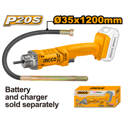 Аккумуляторный вибратор для бетона 20В (6) INGCO CCVLI202301 (ПП 353) Аккумуляторный вибратор для бетона 20В (6) INGCO CCVLI202301 (ПП 353)