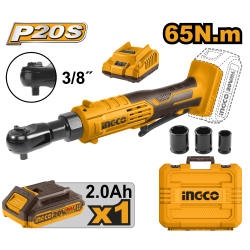 Трещотка аккумуляторная 65 Нм, 20В 3/8 Трещотка аккумуляторная 65 Нм, 20В 3/8