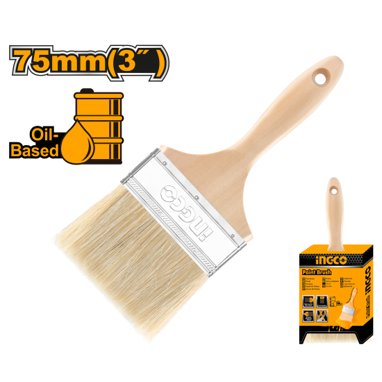Кисть плоская 75 мм INGCO CHPTB0503