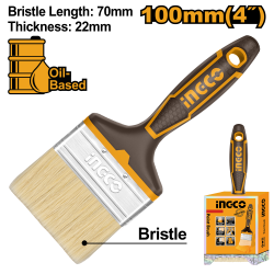 Кисть плоская 100 мм INGCO CHPTB8704 INDUSTRIAL Кисть плоская 100 мм INGCO CHPTB8704 INDUSTRIAL