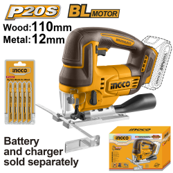 Аккумуляторный лобзик 20В б/щ (5) INGCO CJSLI1008 INDUSTRIAL Аккумуляторный лобзик 20В б/щ (5) INGCO CJSLI1008 INDUSTRIAL