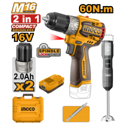 Комбо набор аккумуляторный 16В 2 шт (4) INGCO CKLI1628 INDUSTRIAL (ПП 353) Комбо набор аккумуляторный 16В 2 шт (4) INGCO CKLI1628 INDUSTRIAL (ПП 353)