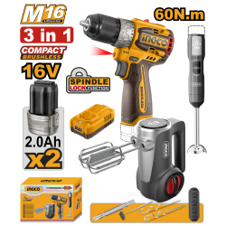 Комбо набор аккумуляторный 16В 3 шт (4) INGCO CKLI1638 (ПП 353) Комбо набор аккумуляторный 16В 3 шт (4) INGCO CKLI1638 (ПП 353)