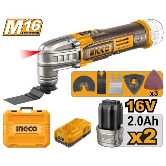 Аккумуляторный реноватор 16В (6) INGCO CMLI16222 INDUSTRIAL