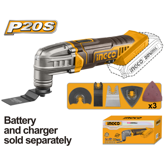 Аккумуляторный реноватор 20 В (8) INGCO CMLI2022