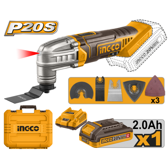 Аккумуляторный реноватор 20 В (6) INGCO CMLI20228 Аккумуляторный реноватор 20 В (6) INGCO CMLI20228