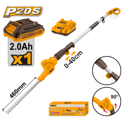 Аккумуляторный триммер для живой изгороди Li-Ion 20 В INGCO CPHT2016012 (ПП 353) Аккумуляторный триммер для живой изгороди Li-Ion 20 В INGCO CPHT2016012 (ПП 353)