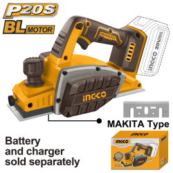 Аккумуляторный рубанок 20В б/щ (4) INGCO CRLI20401 INDUSTRIAL (ПП 353) Аккумуляторный рубанок 20В б/щ (4) INGCO CRLI20401 INDUSTRIAL (ПП 353)