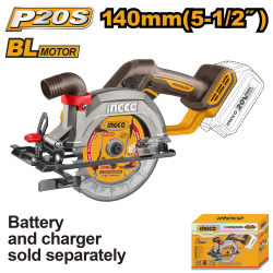 Аккумуляторная циркулярная пила б/щ 140 мм (4) INGCO CSLI1402 Аккумуляторная циркулярная пила б/щ 140 мм (4) INGCO CSLI1402