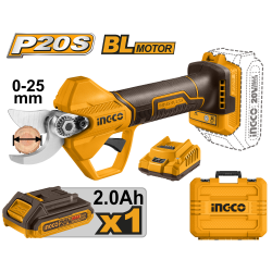 Аккумуляторный секатор 20 В Li-Ion INGCO CSSLI202581 INDUSTRIAL