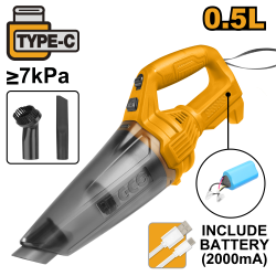 Аккумуляторный пылесос INGCO CVLI2026 Аккумуляторный пылесос INGCO CVLI2026