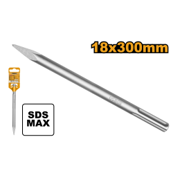 Зубило пикообразное SDS Max 18x300 мм (25) INGCO DBC0212801 Зубило пикообразное SDS Max 18x300 мм (25) INGCO DBC0212801