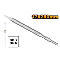 Зубило пикообразное Hex 17x280 мм INGCO DBC0512801 Зубило пикообразное Hex 17x280 мм INGCO DBC0512801