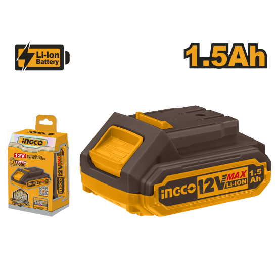Аккумуляторная батарея Li-Ion 12 В,1.5 Ач INGCO FBLI12151 Аккумуляторная батарея Li-Ion 12 В,1.5 Ач INGCO FBLI12151