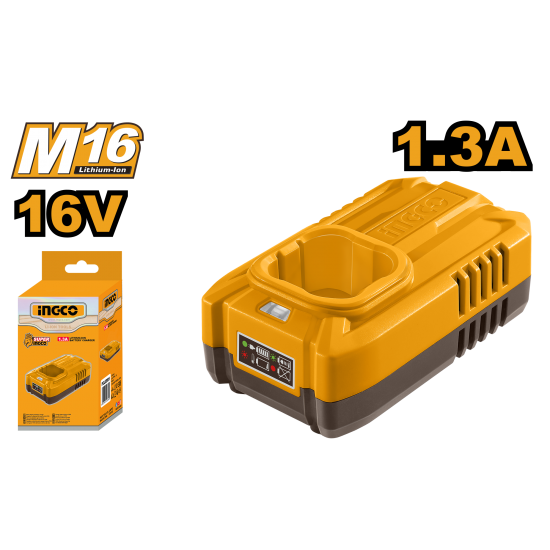 Зарядное устройство 16В (20) INGCO FCLI1613 INDUSTRIAL Зарядное устройство 16В (20) INGCO FCLI1613 INDUSTRIAL