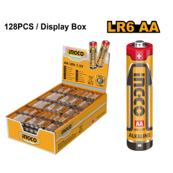 Алкалиновая батарейка AA 2900 мАч (128) INGCO HAB2A01 (ПП 353) Алкалиновая батарейка AA 2900 мАч (128) INGCO HAB2A01 (ПП 353)