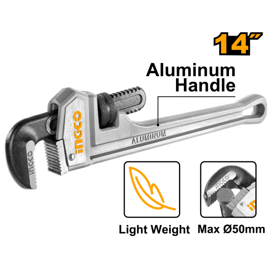 Ключ гаечный разводной 350 мм (6/18) INGCO HALPW0114 INDUSTRIAL