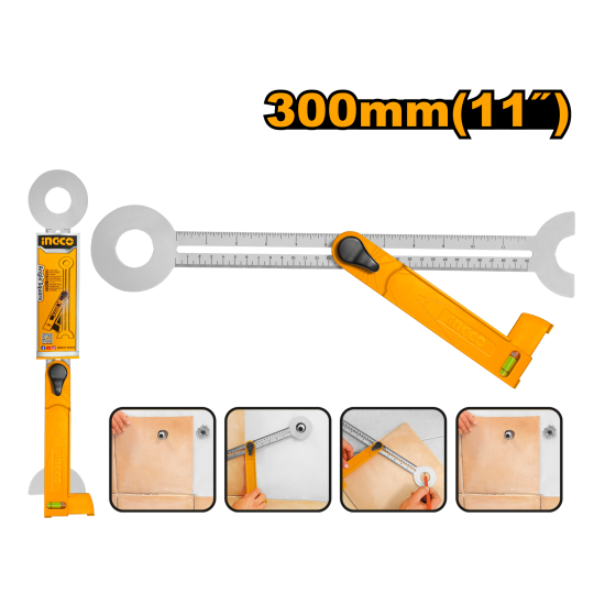 Угольник кровельный 300 мм INGCO HAS3001
