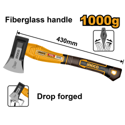 Топор 1 кг 430 см (6/12) INGCO HAX0811000F Топор 1 кг 430 см (6/12) INGCO HAX0811000F
