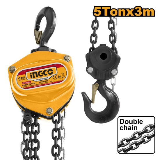 Таль цепная механическая 5 т. 3м INGCO HCBK0205 INDUSTRIAL Таль цепная механическая 5 т. 3м INGCO HCBK0205 INDUSTRIAL