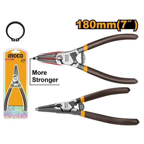 Съемник стопорных колец 180 мм (6/60) INGCO HCCP261801 Съемник стопорных колец 180 мм (6/60) INGCO HCCP261801