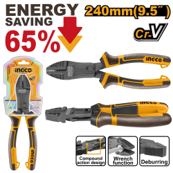 Плоскогубцы комбинированные 240 мм (6/36) INGCO HCCP58240 INDUSTRIAL Плоскогубцы комбинированные 240 мм (6/36) INGCO HCCP58240 INDUSTRIAL