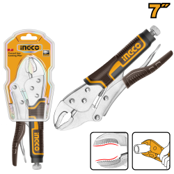 Клещи фиксатором 180 мм INGCO HCJLW0207 Клещи фиксатором 180 мм INGCO HCJLW0207
