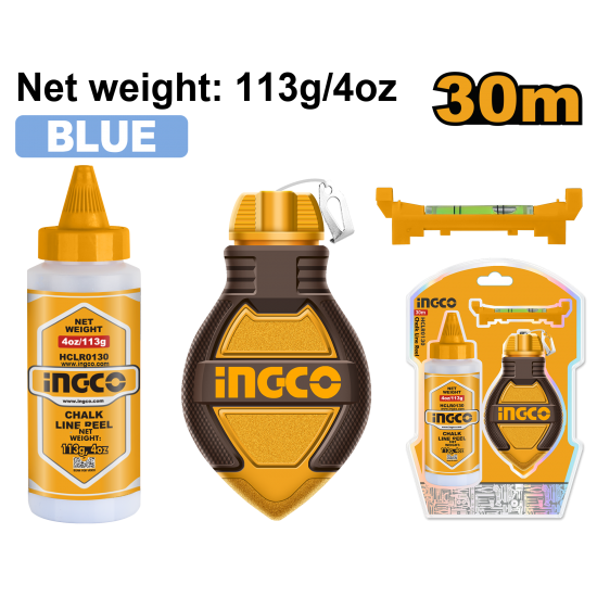 Шнур разметочный 30 м (10/40) INGCO HCLR0130