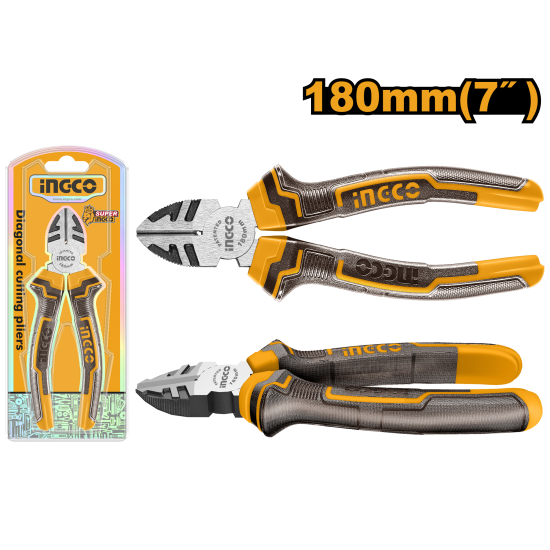 Диагональные кусачки боковые 180 мм INGCO HDCP08188 Диагональные кусачки боковые 180 мм INGCO HDCP08188
