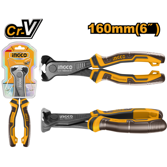 Кусачки торцевые 160 мм INGCO HECP28160 INDUSTRIAL Кусачки торцевые 160 мм INGCO HECP28160 INDUSTRIAL