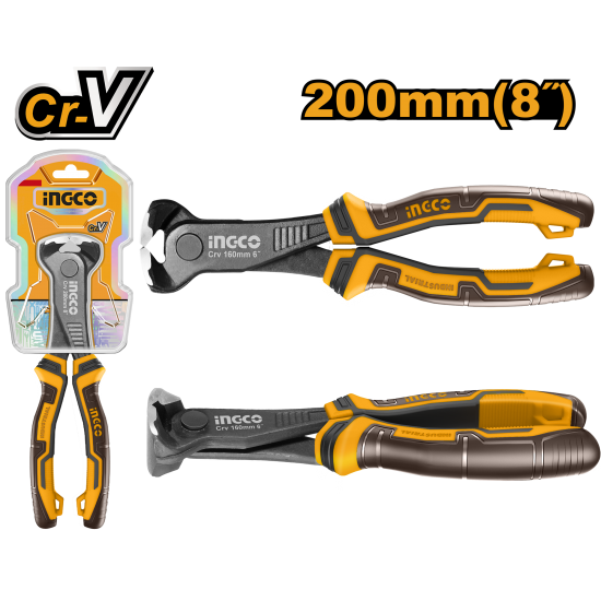 Кусачки торцевые 200 мм INGCO HECP28200 INDUSTRIAL