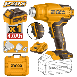 Фен аккумуляторный 20 В (5) INGCO HGLI20025 (ПП 353) Фен аккумуляторный 20 В (5) INGCO HGLI20025 (ПП 353)