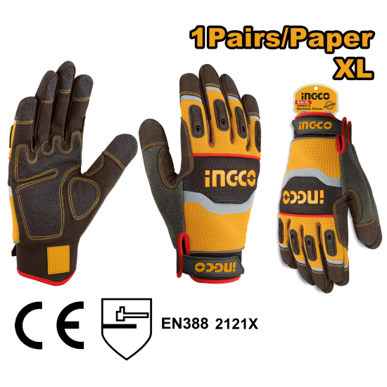 Перчатки механика XL INGCO HGMG02-XL INDUSTRIAL