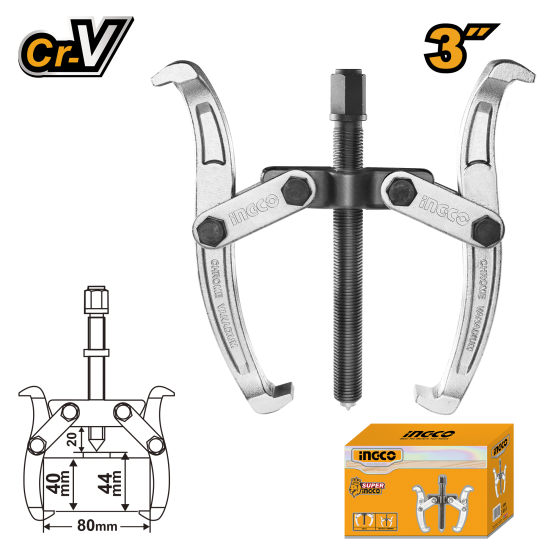 Съемник с двумя захватами 3