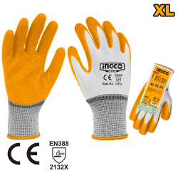 Перчатки латексные XL (12/120) INGCO HGVL06 Перчатки латексные XL (12/120) INGCO HGVL06