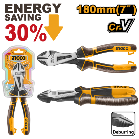 Бокорезы усиленные 180 мм INGCO HHHDCP28180 INDUSTRIAL Бокорезы усиленные 180 мм INGCO HHHDCP28180 INDUSTRIAL