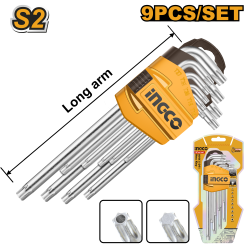 Набор шестигранных ключей Torx (6/48) INGCO HHK13091 INDUSTRIAL Набор шестигранных ключей Torx (6/48) INGCO HHK13091 INDUSTRIAL