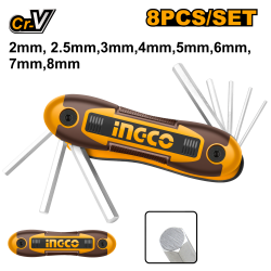 Набор шестигранных ключей HEX (12/96) INGCO HHK14081 INDUSTRIAL Набор шестигранных ключей HEX (12/96) INGCO HHK14081 INDUSTRIAL