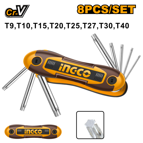 Набор шестигранных ключей Torx INGCO HHK14083 INDUSTRIAL Набор шестигранных ключей Torx INGCO HHK14083 INDUSTRIAL