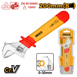 Диэлектрический разводной ключ 200 мм INGCO HIADW081 INDUSTRIAL