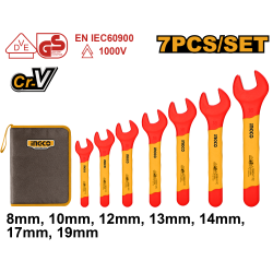 Набор диэлектрических рожковых ключей 7 шт. INGCO HKISPA0701 INDUSTRIAL Набор диэлектрических рожковых ключей 7 шт. INGCO HKISPA0701 INDUSTRIAL